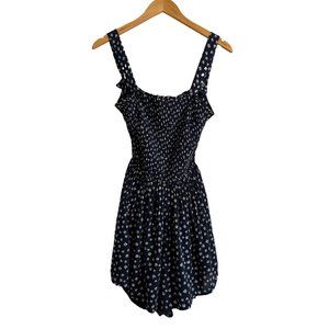 Hollister‎ navy & white flowered romper. Size Small